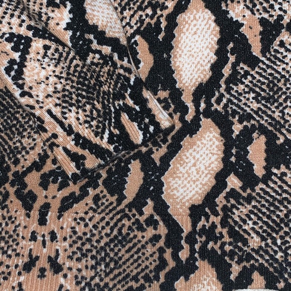 Vici Off the Shoulder Snake Print Sweater - Picture 6 of 7